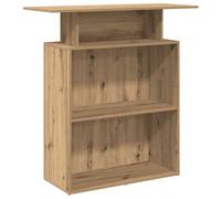 vidaXL Bureau réception chêne artisanal 100x40x104 cm bois ingénierie, comptoir de réception, réception de salon, comptoir 859059