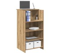 vidaXL Bureau de réception Chêne artisanal Bois ingénierie 55x50x103,5 cm