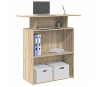vidaXL Bureau de réception Chêne Sonoma 100x40x104 cm Bois d'ingénierie