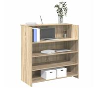 vidaXL Bureau de réception Chêne Sonoma 100x50x103,5 cm Bois d'ingénierie