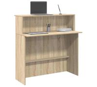 vidaXL Bureau de réception Chêne Sonoma 100x50x103,5 cm Bois d'ingénierie