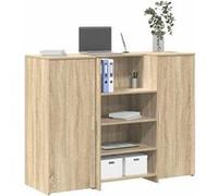vidaXL Bureau réception - Chêne sonoma