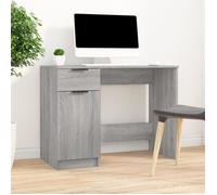 vidaXL Bureau Sonoma Gris – Bois d'ingénierie 100x50x75 cm 817127