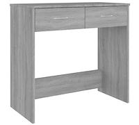 vidaXL Bureau Sonoma Gris 80x40x75 cm Bois d'ingénierie