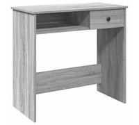 vidaXL Bureau Sonoma 80x40x75 cm bois d'ingénierie – bureau d'ordinateur, debout, avec rangement