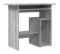 vidaXL Bureau Sonoma Gris 80x45x74 cm Bois d'ingénierie