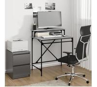 vidaXL Bureau sonoma gris 80x50x90 cm bois d'ingénierie et fer