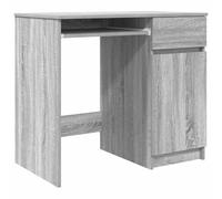 vidaXL Bureau Sonoma Gris 86x49x76 cm Bois d'ingénierie