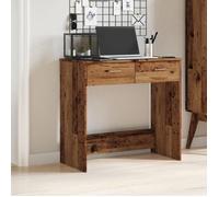 vidaXL Bureau style vieux bois 80x40x75 cm bois d'ingénierie Marron G