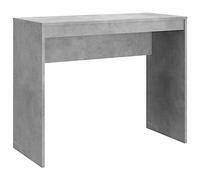 vidaXL Bureau, Table d'Ordinateur, Table d'Étude, Meuble de Salon Salle de Séjour Salle de Travail Maison Intérieur, Gris Béton Bois d’Ingénierie