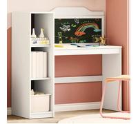 vidaXL Bureau tableau noir Blanc 120 x 45 x 118.5 cm Bois d'ingénierie 42003032