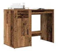 vidaXL Bureau Vieux bois 100x49x75 cm – Bois d'ingénierie – 857099