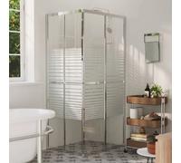 vidaXL Cabine de douche ESG 90x70x180 cm