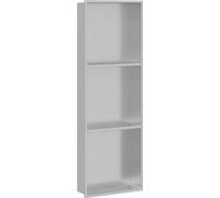 vidaXL Cabine de douche argentée 90 x 30 x 9,5 cm Acier inoxydable