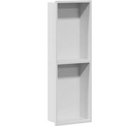 vidaXL Cabine de douche blanche 60 x 20 x 9,5 cm en acier inoxydable