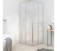 vidaXL Cabine de douche ESG mat 90 x 70 x 180 cm