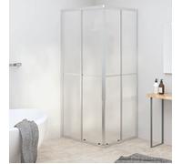 vidaXL Cabine de douche ESG mat 90 x 70 x 180 cm