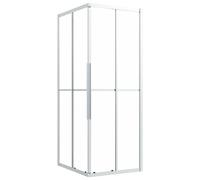 vidaXL Cabine de douche ESG mat 90 x 70 x 180 cm