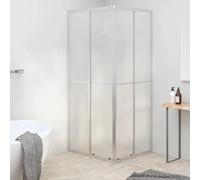 vidaXL Cabine de douche ESG mat 90 x 70 x 180 cm