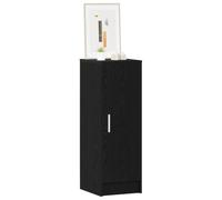 vidaXL Cabinet à Chaussures avec étagère Chêne Noir 32 x 35 x 92 cm, Rangement Salon, Meuble Moderne à Chaussures, Organisateur Robuste, Solution compacte pour l'entrée, Cabinet intérieur rectangul