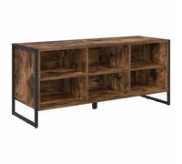 vidaXL Cabinet à chaussures avec stockage Chêne Fumé 60 x 35 x 44 cm