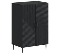 vidaXL Cabinet à Chaussures HAARLEM 59,5 x 39,5 x 89,5 cm Noir