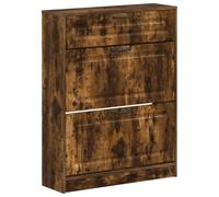 vidaXL Cabinet à Chaussures Utrecht 78 x 24 x 100 cm Bois d'ingénierie, Meuble à Chaussures Moderne, résistant à l'humidité, Rangement Contemporain, étagère stylée