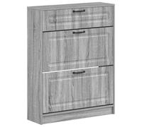vidaXL Cabinet à Chaussures Utrecht 78 x 24 x 100 cm Bois d'ingénierie, Meuble à Chaussures Moderne, résistant à l'humidité, Rangement Contemporain, étagère stylée