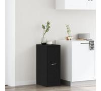 vidaXL Cabinet d'apothicaire Chêne noir Bois d'ingénierie