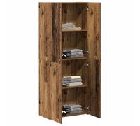 vidaXL Cabinet de Bureau Bois Ancien 60 x 32 x 152,5 cm | Fait à partir de bois récupéré solide, donc c'est fait pour durer, Son look usé lui donne un air vintage,