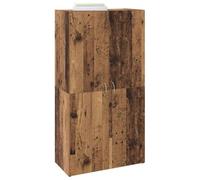 vidaXL Cabinet de Bureau Chêne Noir 60 x 32 x 115 cm Bois d'ingénierie, Armoire de Bureau Moderne, Solutions de Rangement rectangulaires, Organisateur de Documents Robuste, Essentiel du Bureau