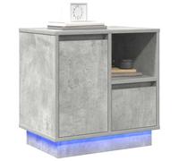 vidaXL Cabinet de Chevet 2 pc Gris béton 50 x 34,5 x 50 cm. | Pas mal de place pour toutes tes affaires, Se met super bien dans tous les styles de chambre,