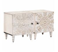 vidaXL Cabinet de chevet 2 pcs Blanc 40 x 33,5 x 46 cm 4018365