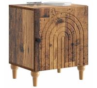 vidaXL Cabinet de Chevet 2 pcs Bois Ancien 43 x 34,5 x 50 cm, Table de Chevet Moderne, Table latérale rectangulaire, Rangement Pratique, élégant Meuble de Bureau Compact