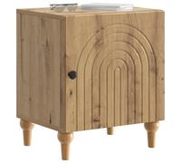 vidaXL Cabinet de Chevet 2 pcs Chêne Artisanal 43 x 34,5 x 50 cm, Table de Chevet Moderne, Table latérale rectangulaire, Rangement Pratique, élégant Meuble de Bureau Compact