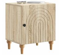 vidaXL Cabinet de Chevet 2 pcs Chêne Sonoma 43 x 34,5 x 50 cm, Table de Chevet Moderne, Table latérale rectangulaire, Rangement Pratique, élégant Meuble de Bureau Compact