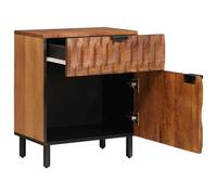 vidaXL Cabinet de chevet Marron 50 x 33 x 60 cm Bois de mangue massif