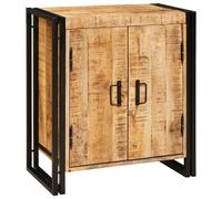 vidaXL Cabinet de chevet Marron Bois de mangue brut massif