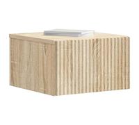 vidaXL Cabinet de Chevet Mural Chêne Sonoma 33 x 34,5 x 20 cm, Armoire Style Ancien, Meuble Salon, unité Murale Vintage, Rangement Gain de Place, Solution de Stockage