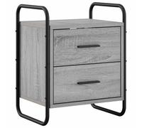 vidaXL Cabinet de Chevet Suspendu Sonoma Gris 40 x 30 x 50 cm