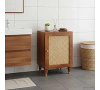 vidaXL Cabinet de salle de bain avec étagère Marron 38 x 33,5 x 58 cm