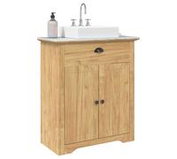 vidaXL Cabinet de salle de bain BODO Marron miel 70 x 35 x 80 cm