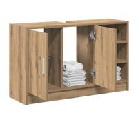 vidaXL Cabinet de Salle de Bain Chêne Artisanal 90 x 29 x 55 cm | Il a ce joli mélange de savoir-faire et d'allure moderne,