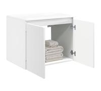 vidaXL Cabinet de Salle de Bain Mural Blanc 62,5 x 44,5 x 50 cm,