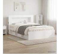 vidaXL Cabinet de Tête de Lit avec stockage Blanc Bois d’ingénierie poids:26.65 kg 7860