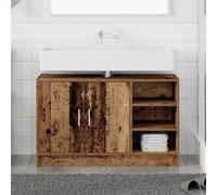 vidaXL Cabinet Évier Bois Vieilli 90x29x55 cm Bois d'Ingénierie