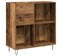 Vidaxl Cabinet Média Chêne Fait Main 84,5x38x90 Cm En Bois D'ingénierie