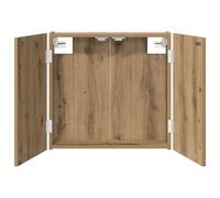 vidaXL Cabinet pour cible Chêne artisanal 56 x 12 x 53,5 cm