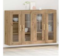 vidaXL Cabinets muraux 2 pcs Chêne artisanal 69,5 x 34 x 90 cm 3334306