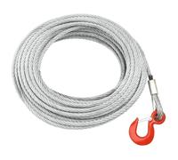 vidaXL Câble métallique 800 kg 20 m Gris